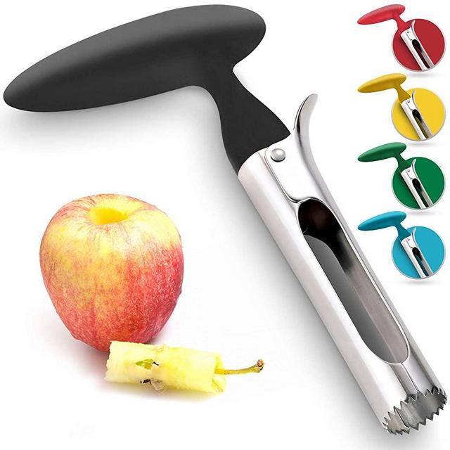 Premium Apple Corer - Easy to Use and Durable Apple Corer Remover for Pears, Bell Peppers, Fuji, Honeycrisp, Gala and Pink Lady Apples - Stainless Steel Best Kitchen Gadgets Cupcake Corer, by Zulay