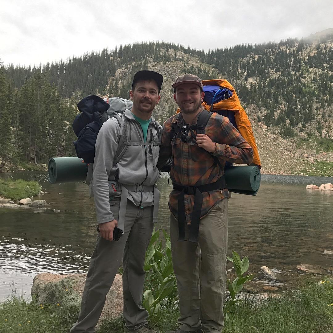 Our first backpacking trip together to Lake Katherine, NM.