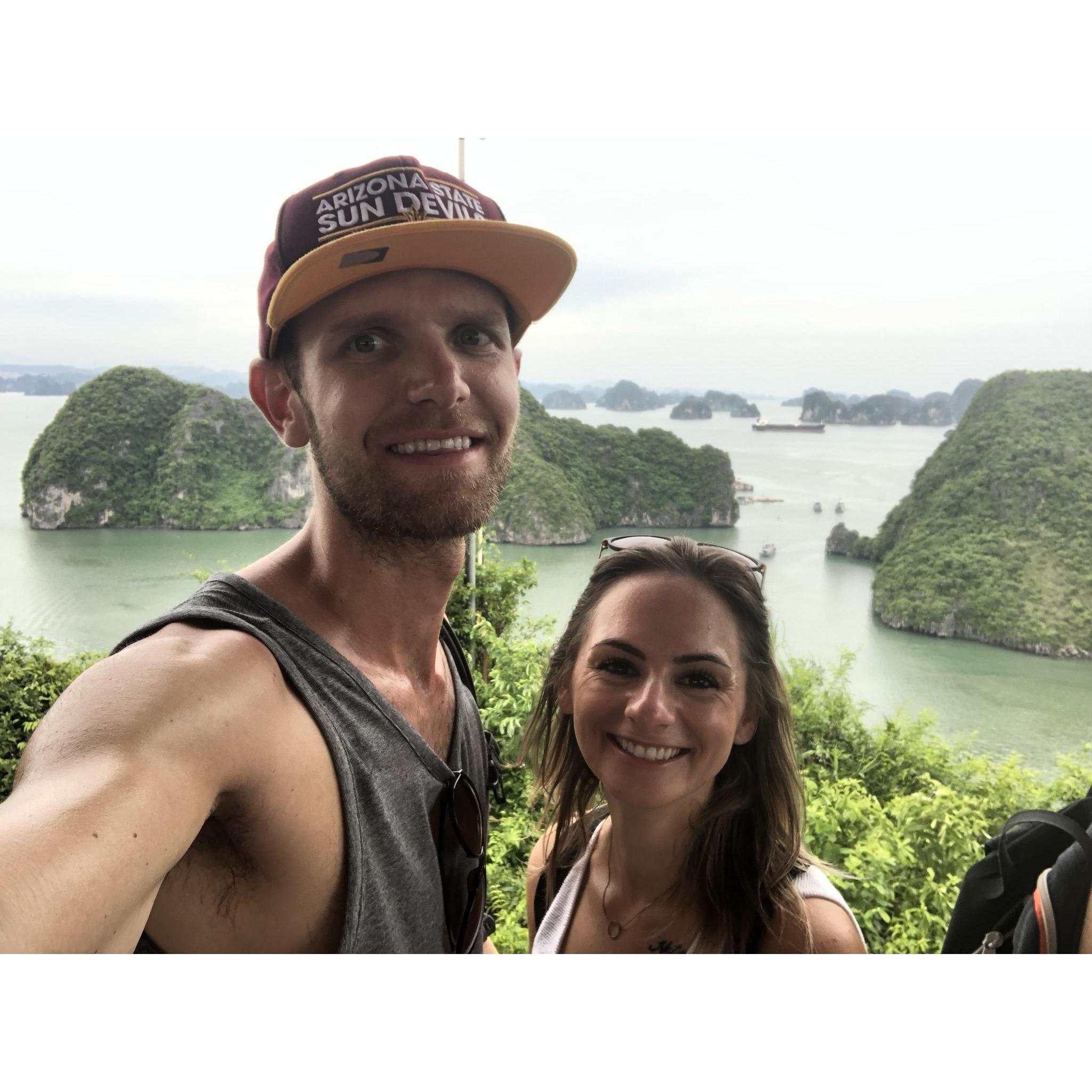 Ha Long Bay outside of Hanoi, Vietnam