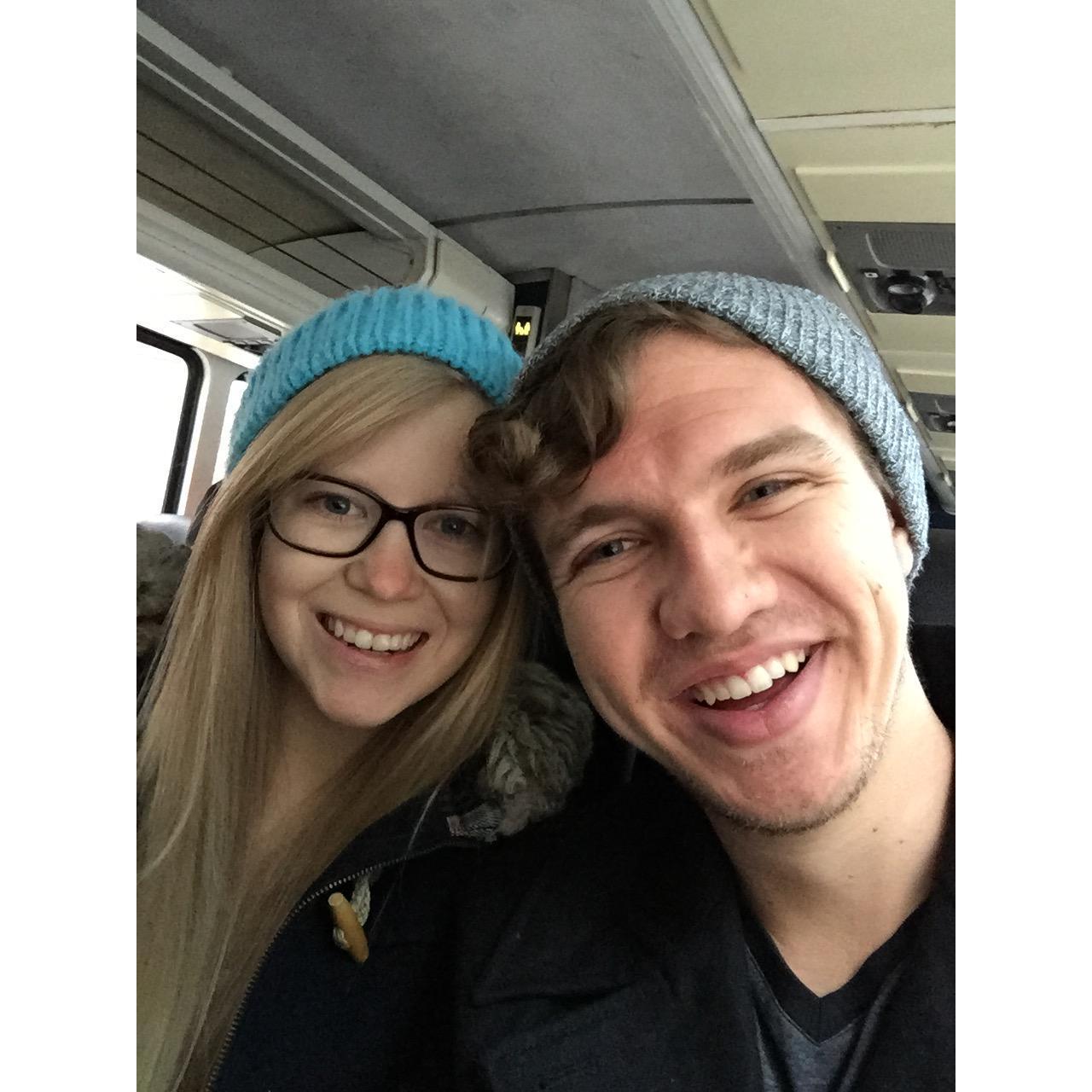 Going to meet Samantha's family for the first time!