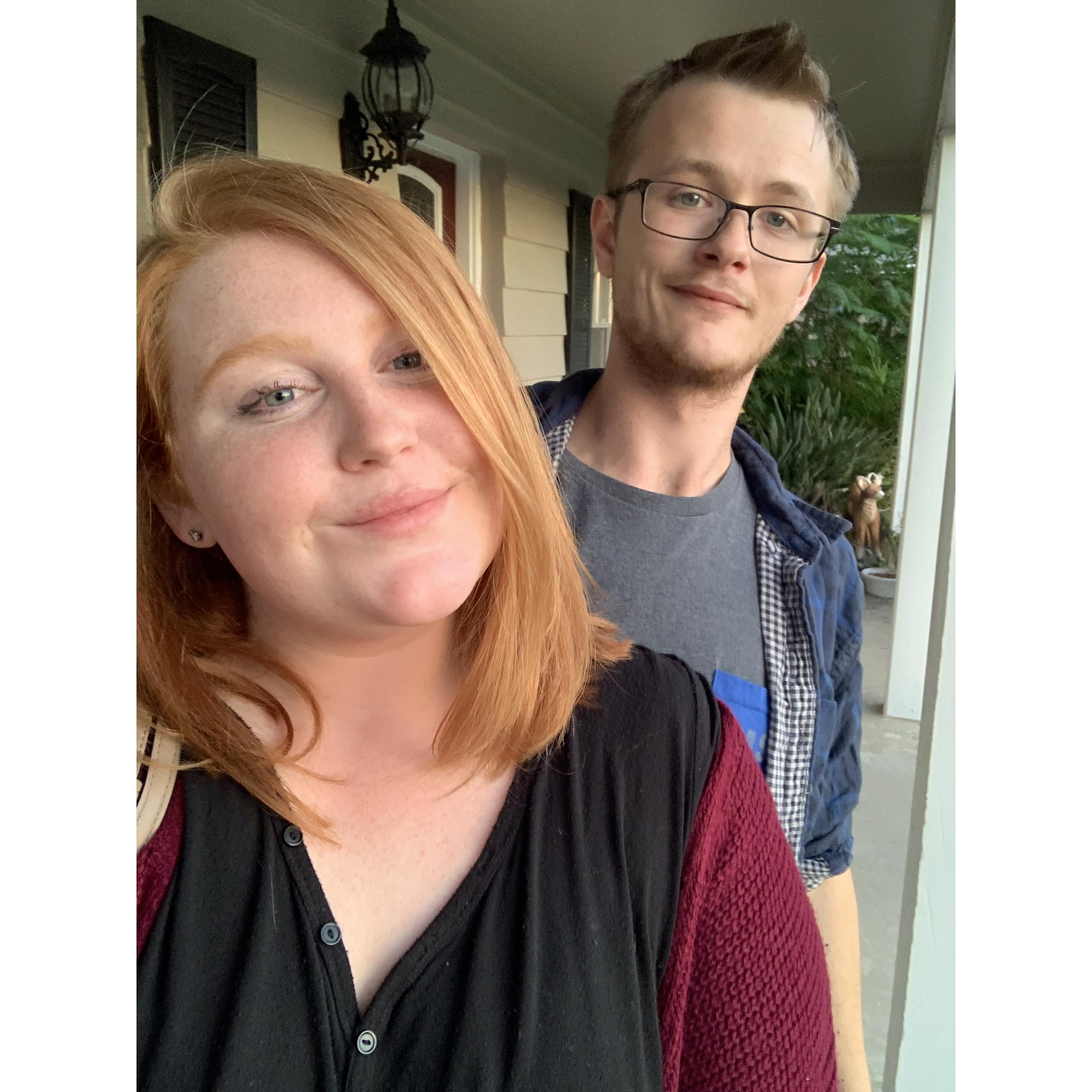 I had to force him to smile for this picture.