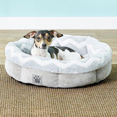 Precision Pet Products SnooZZy Round Shearling Dog Bed, 21-in