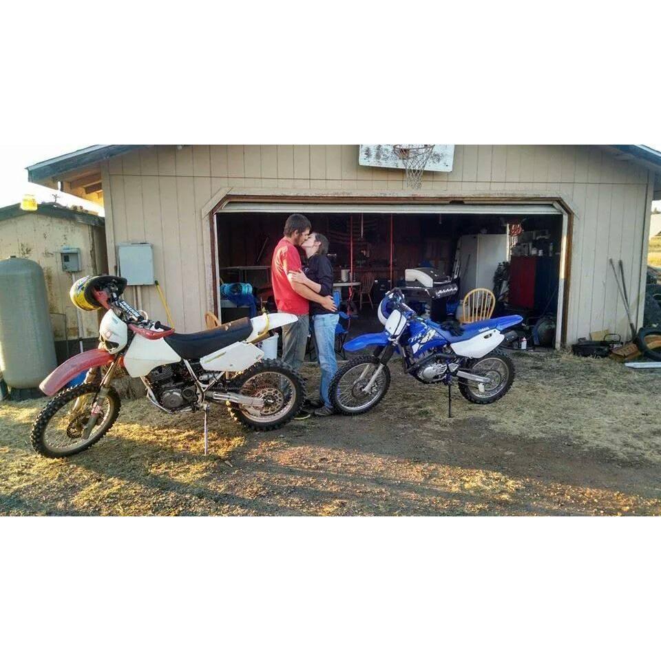 My 18th birthday, John got me a TTR-125, and Bessie got me a kitten. One of my most memorable birthdays!