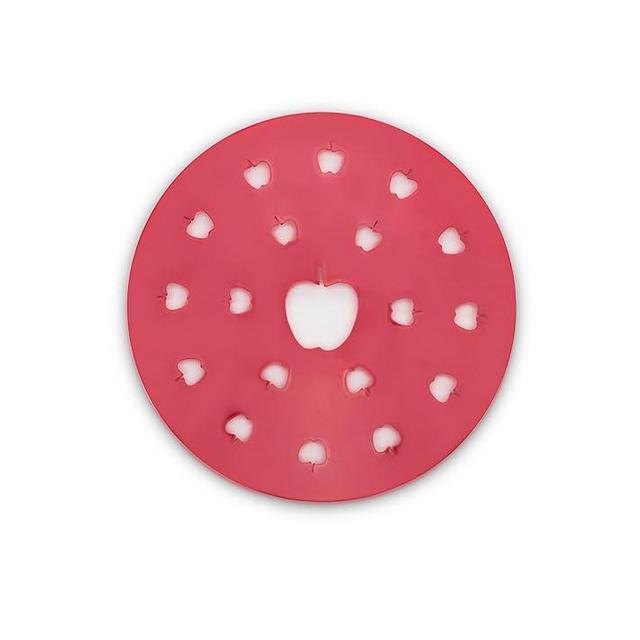 Fox Run Apple Pie Top Cutter, Plastic, Red , 9.5 x 9.5 x 0.25 inches