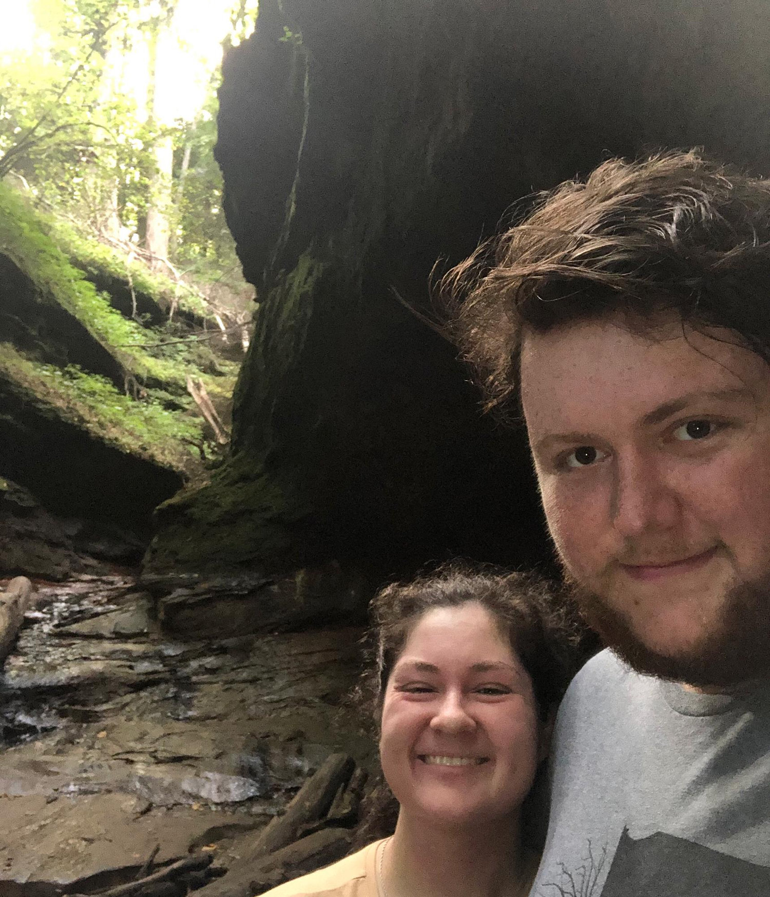 When we visited Uriah's favorite spot- Turkey Run!