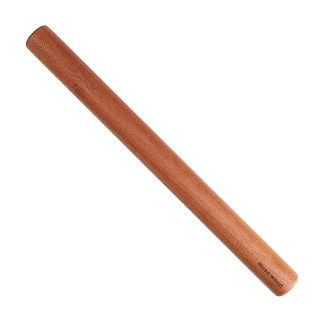 Muso Wood Sapele Wooden Rolling Pin for Baking (Dowel 15-3/4inch)