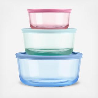 Simply Store® Tinted 12-Piece Round Storage Container Set