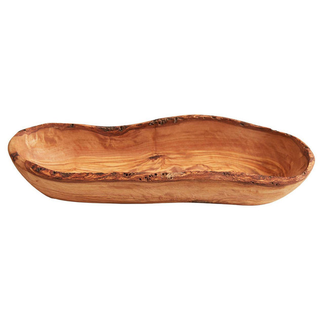 Verve Culture Olivewood Boat Shaped Bowl