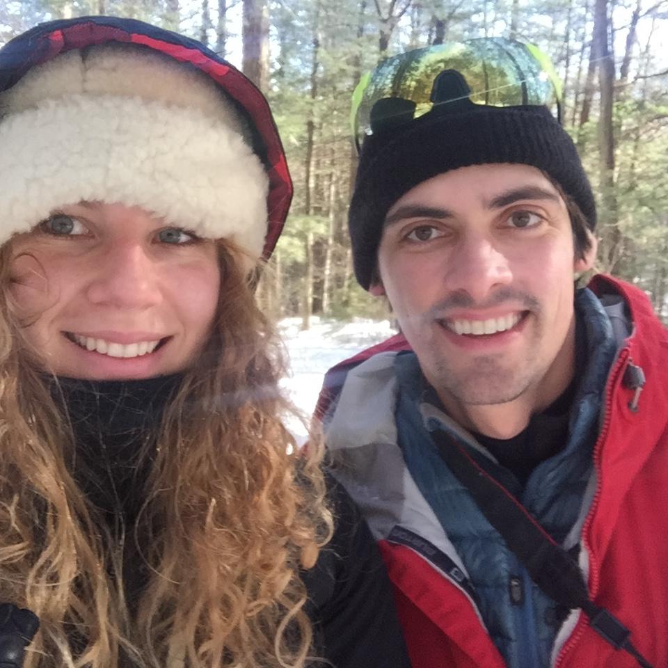 Snowshoeing up Mount Greylock, Massachusetts - January 2018