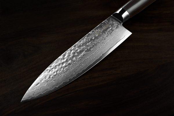 KAN Core 8-inch Chef Knife (Kenji’s knife: Hammered VG-10 Blade, G10 handle)