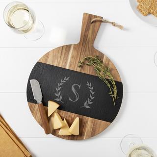 Personalized Round Serving Board