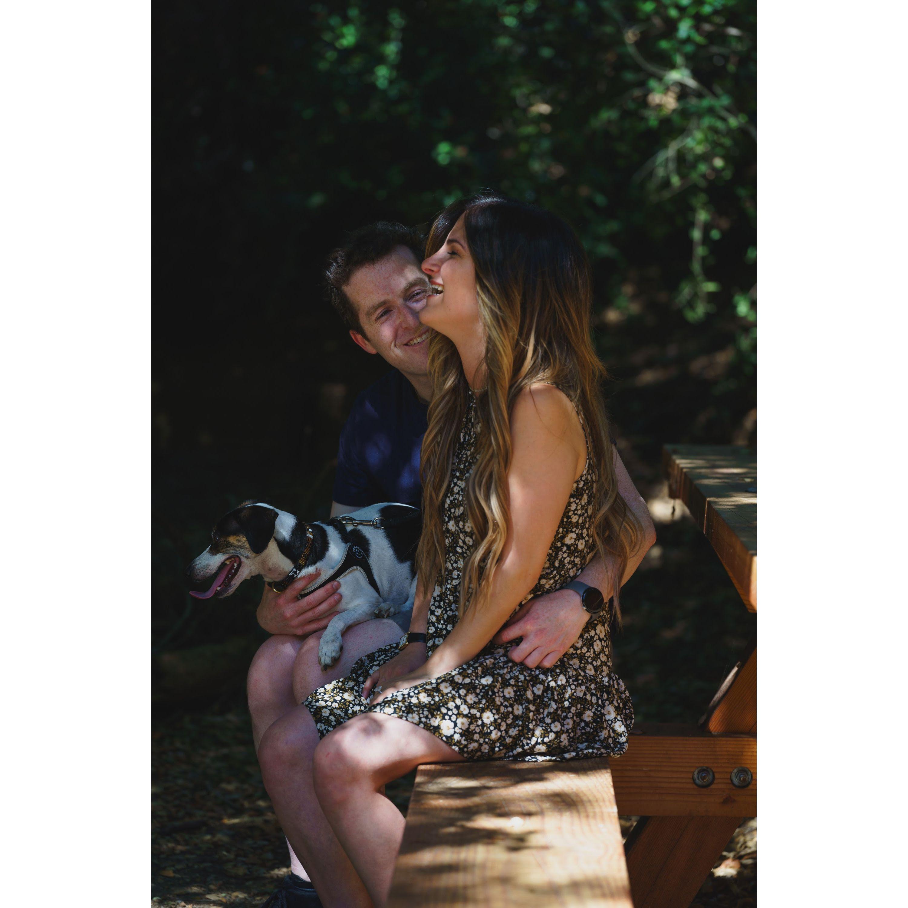 Right after Harrison proposed!