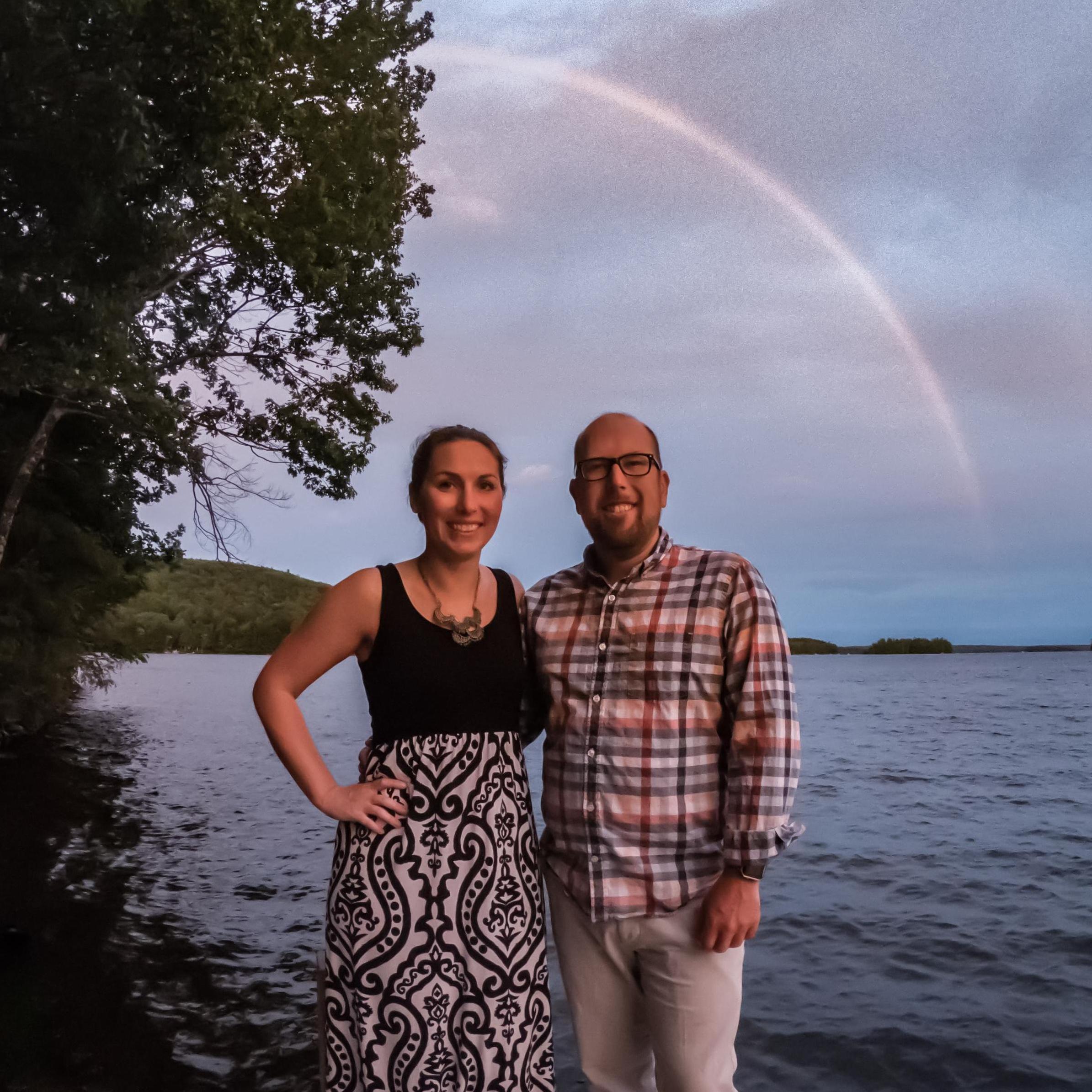 Dena's first trip to Maine with Ned