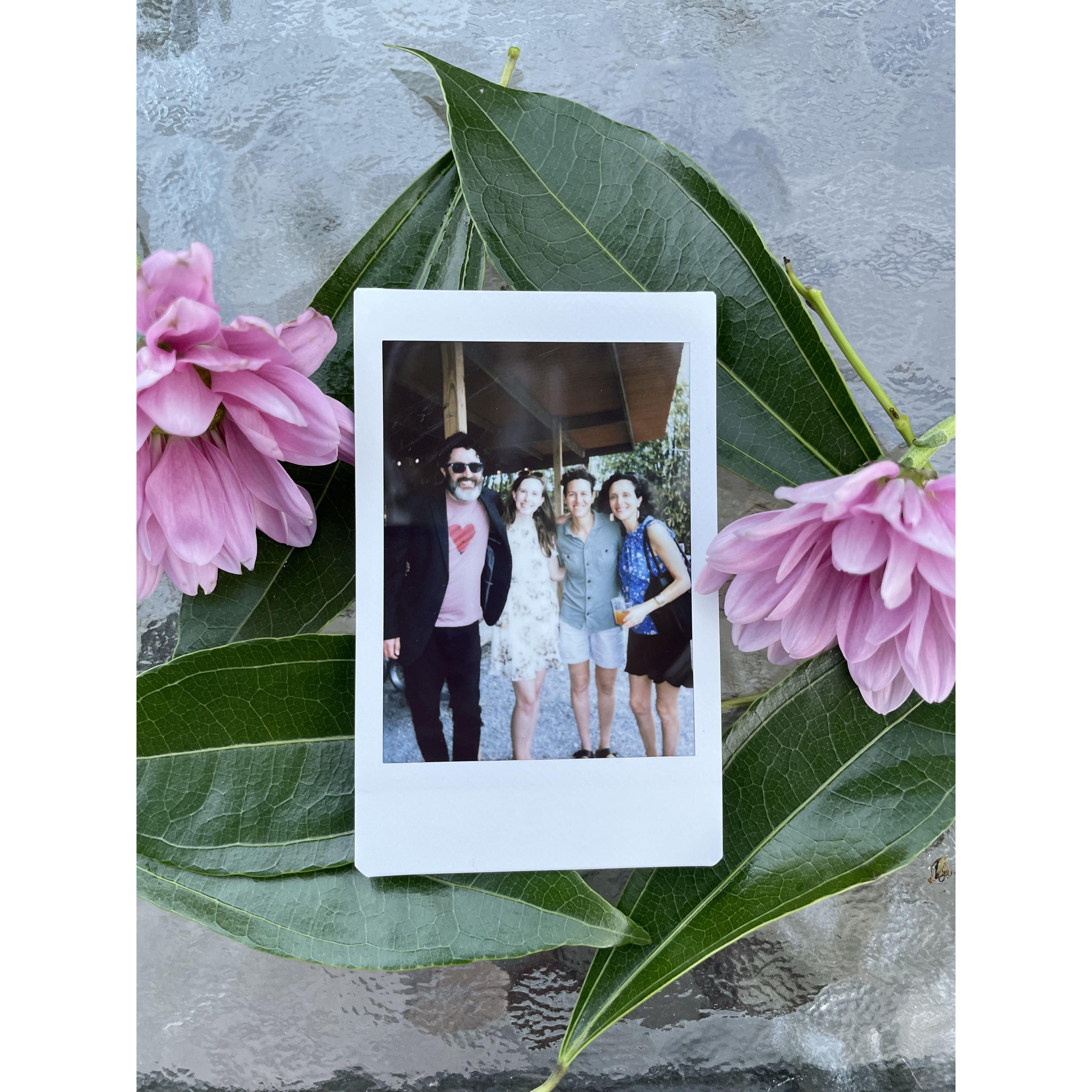 Our engagement party in March 2025.