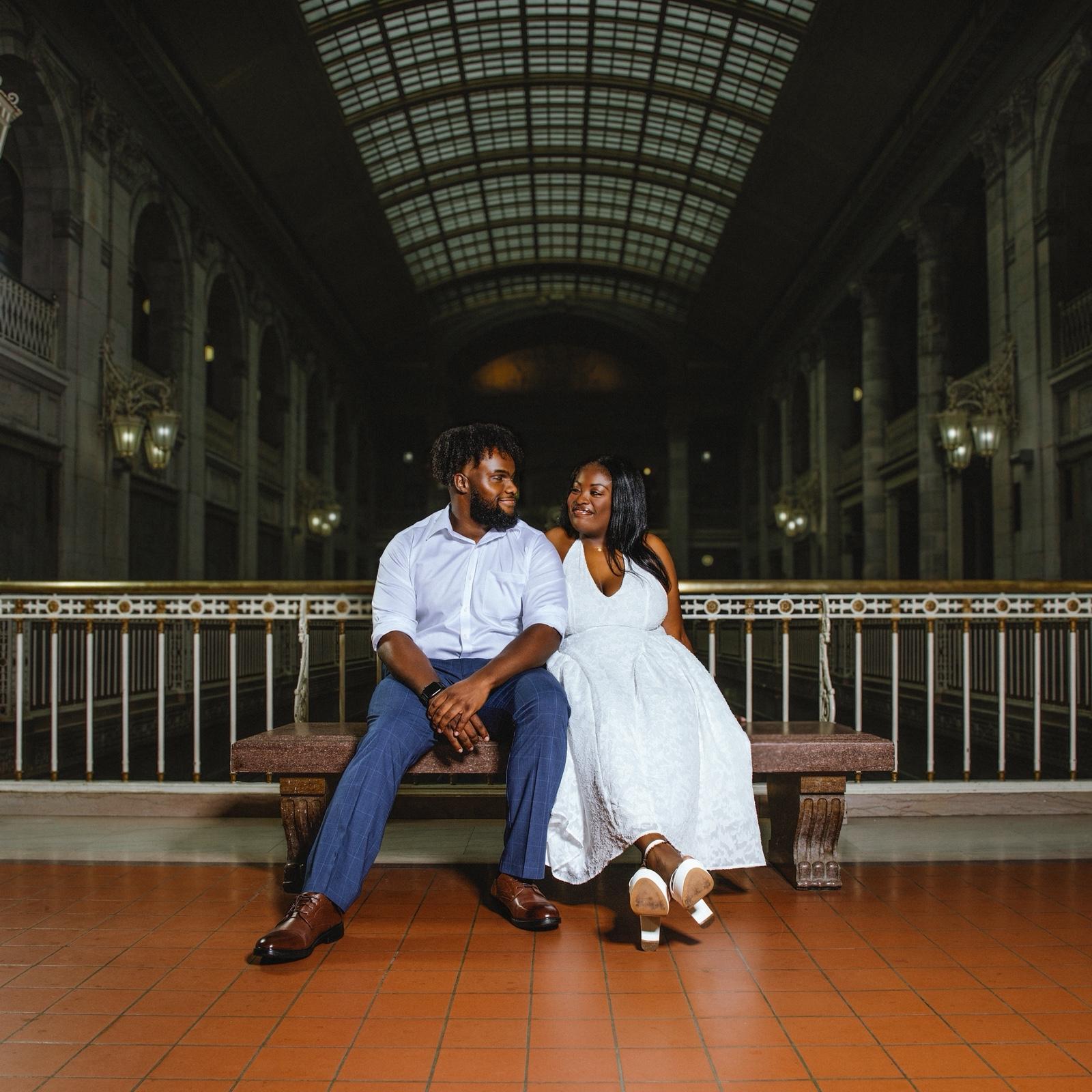 Engagement Shoot City Hall 2025 🤍