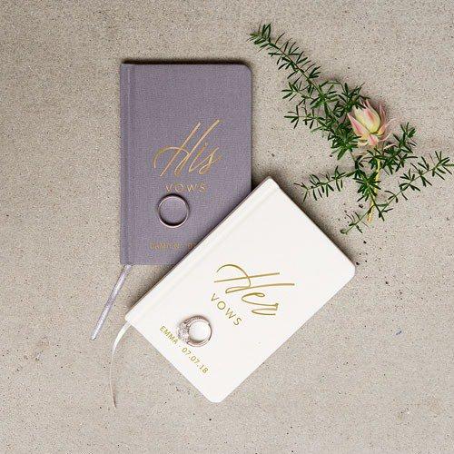 Personalized Wedding Vow Journal