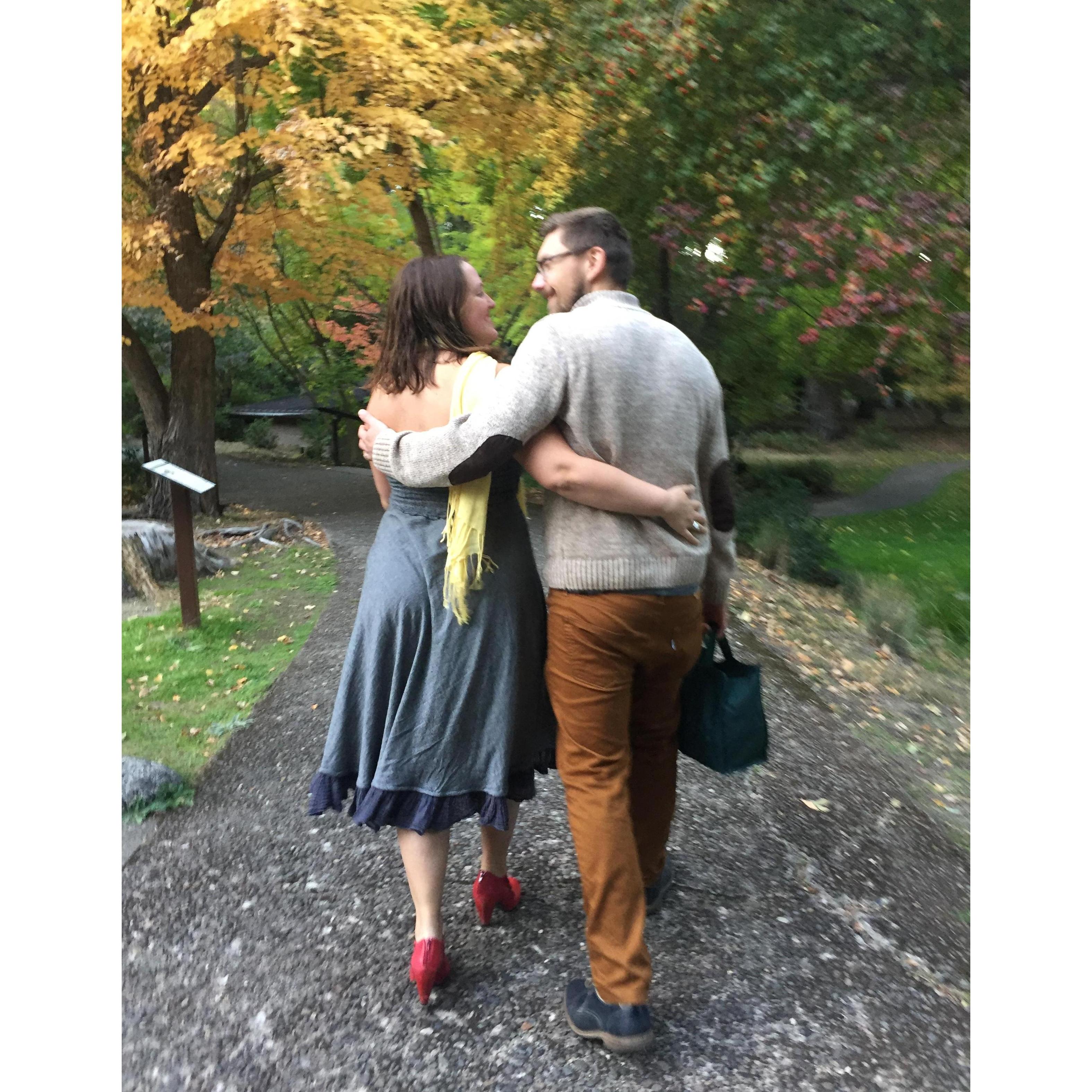 I'll happily walk with you on this path.
Engagement photo by Wendy.