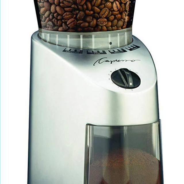 Capresso 560.04 Infinity Conical Burr Grinder, Stainless Finish