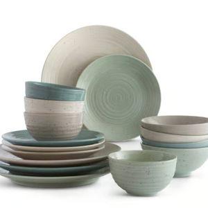 Sango Siterra Artist’s Blend 16pc. Dinnerware Set
