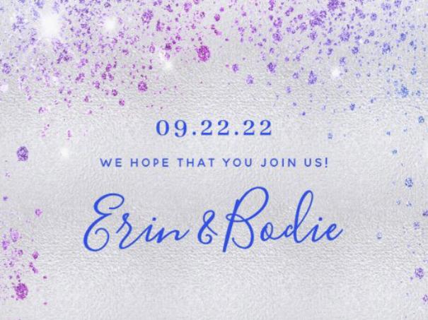 The Wedding Website of Erin Gillespie and Bodie Johnson