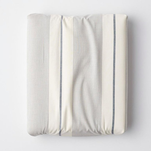 Tailored Stripes and Plaids Classic Cool Cotton Percale Fitted Bed Sheet