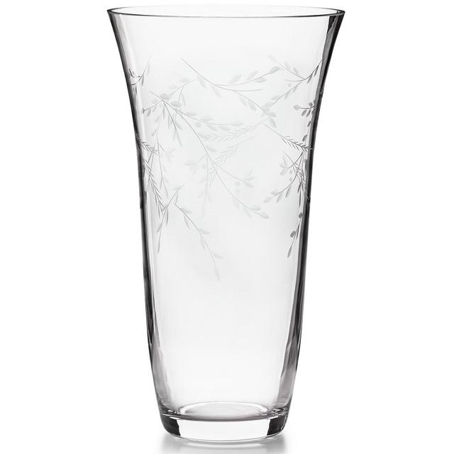 Hotel Collection Classic Etched Floral Tall Vase, Created for Macy's