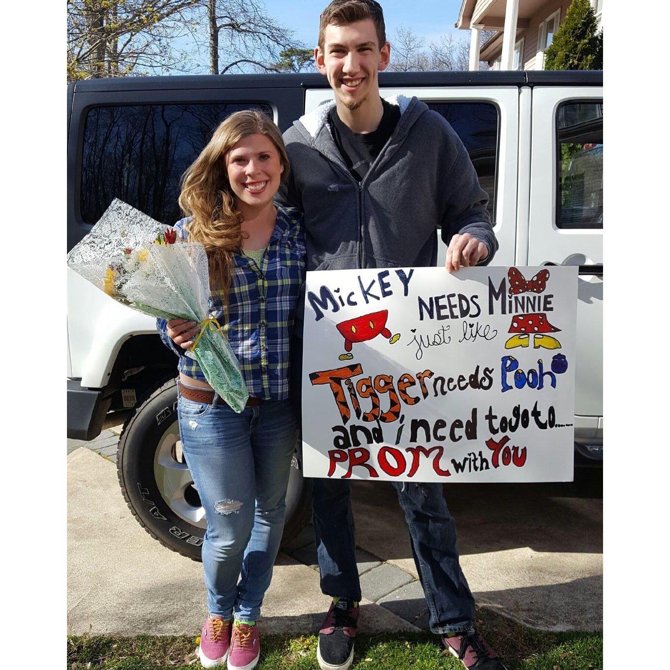 Robert's Disney Prom Proposal