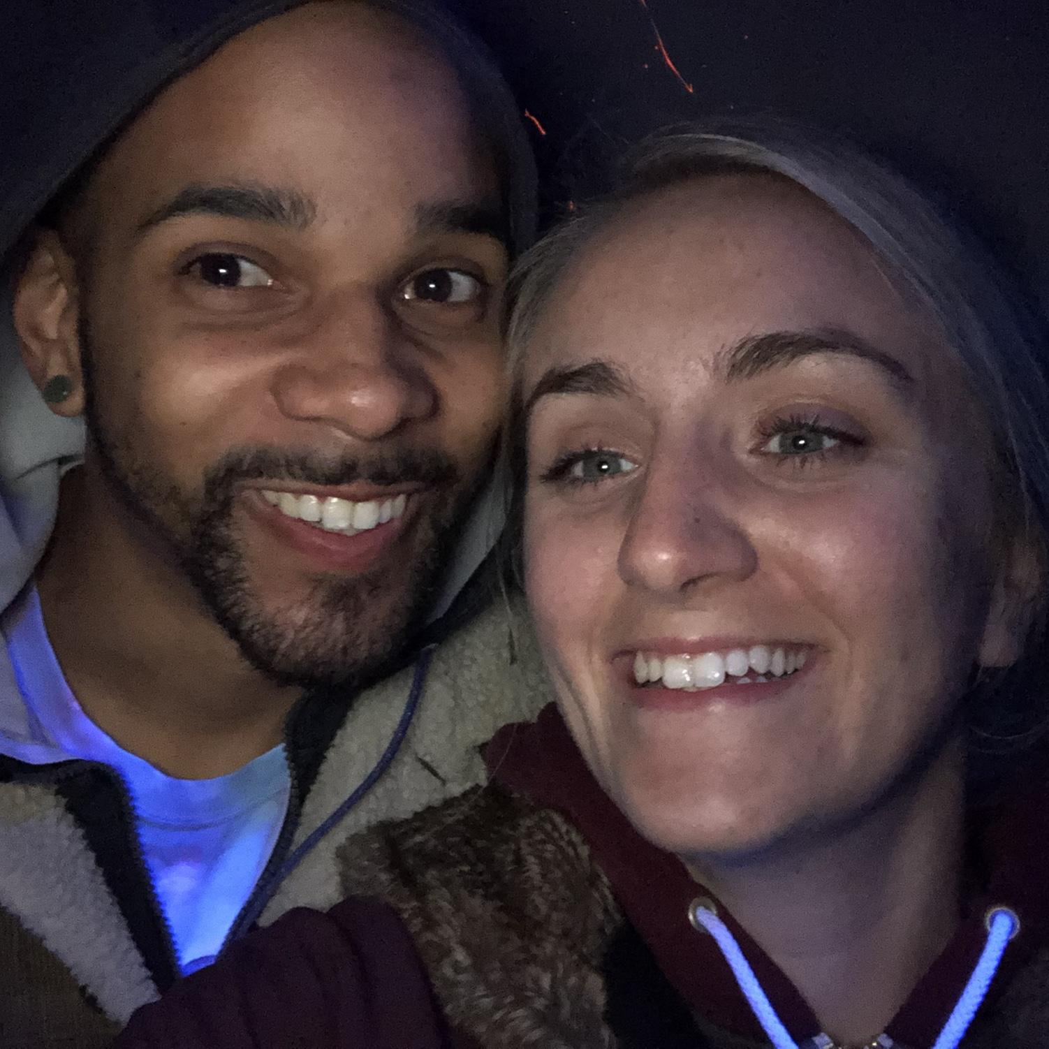 Gaines Farm Haunted hayride (the first of many more years going together).