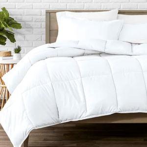 Bare Home Hypoallergenic Down Alternative Comforter Set - Full - White
