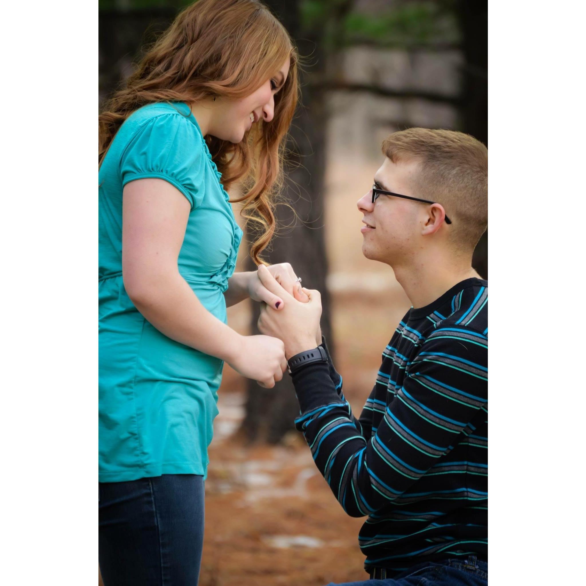 Down on one knee