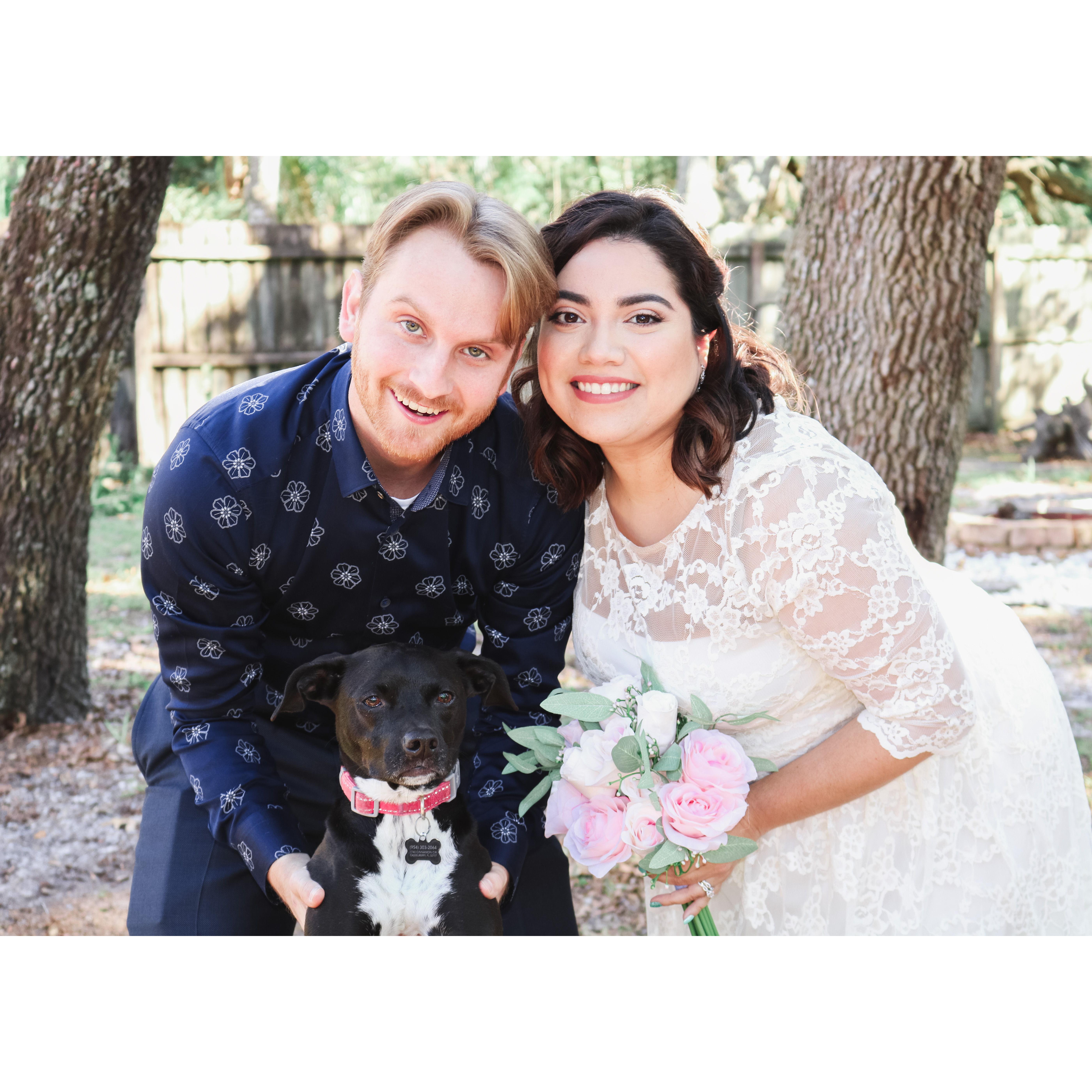 A family shot of the Foleys.