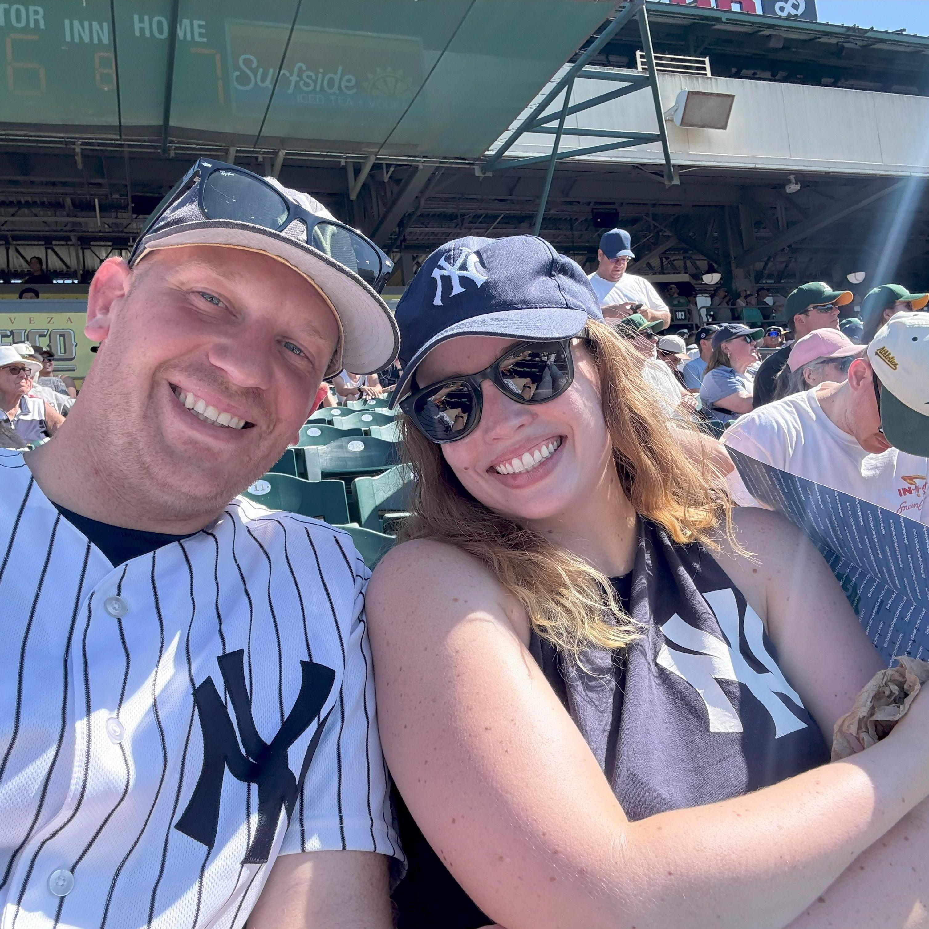 Yankees game in Sacramento