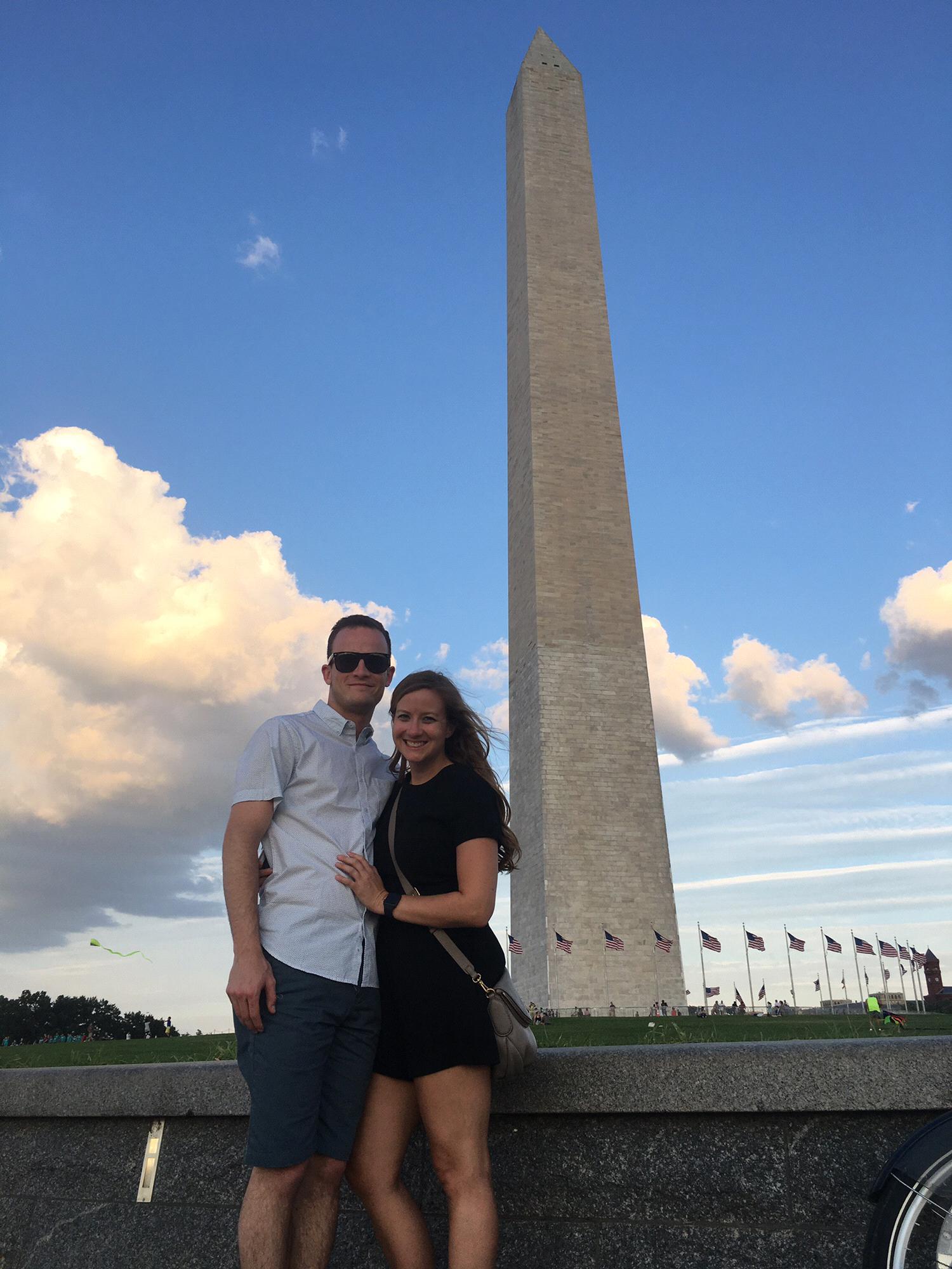 Visiting family and friends together in DC (July 2017)