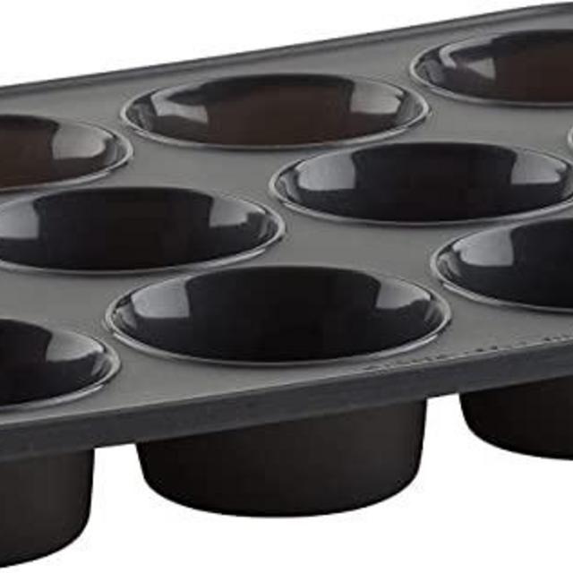 Trudeau 12 Structured Silicone Muffin pan, Cup, Tropical (05115197TG)