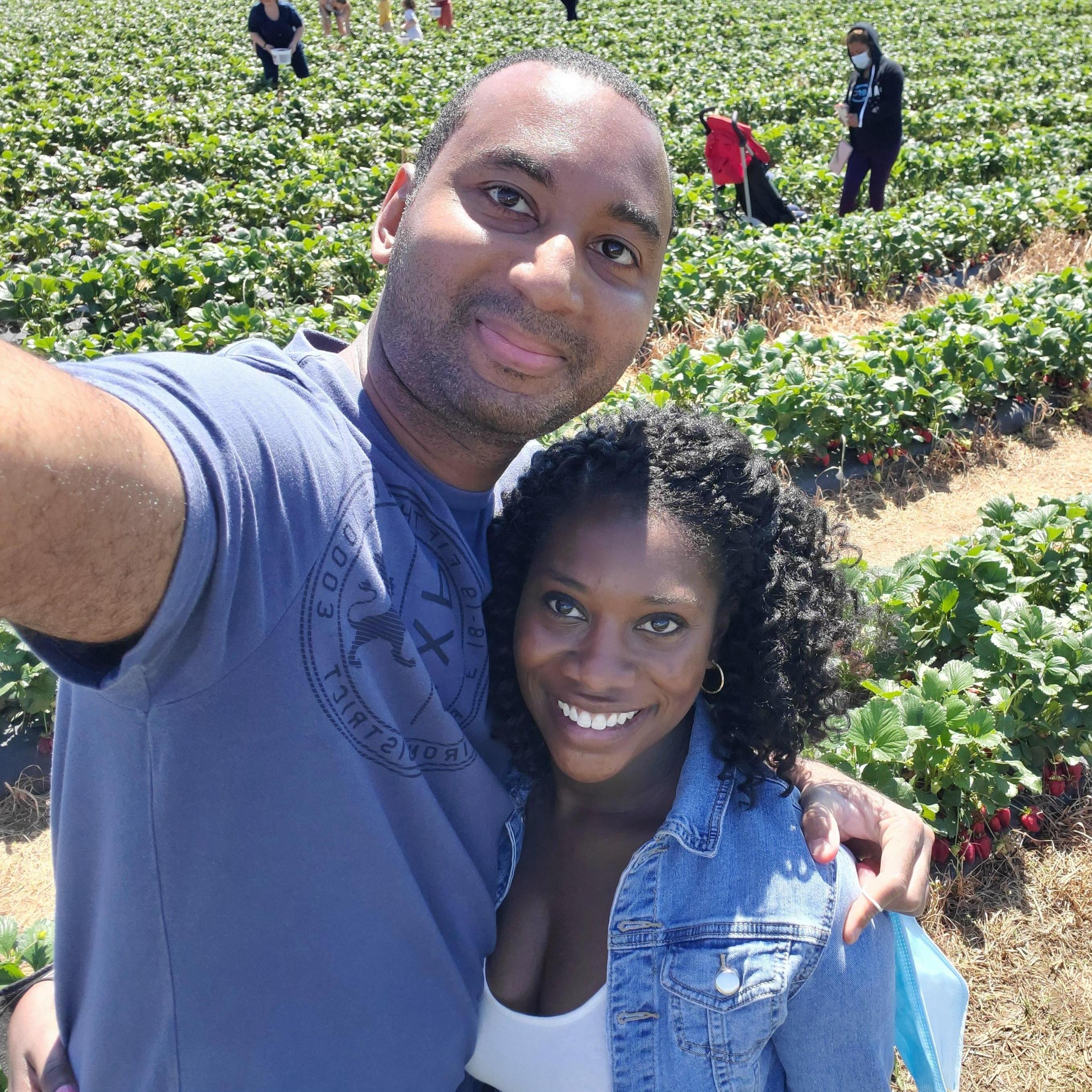 Strawberry Picking - one of our favorite things to do.