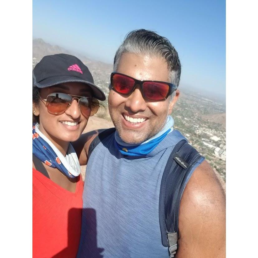 We climbed a mountain--Camelbak together.  It was challenging, but relied on one another