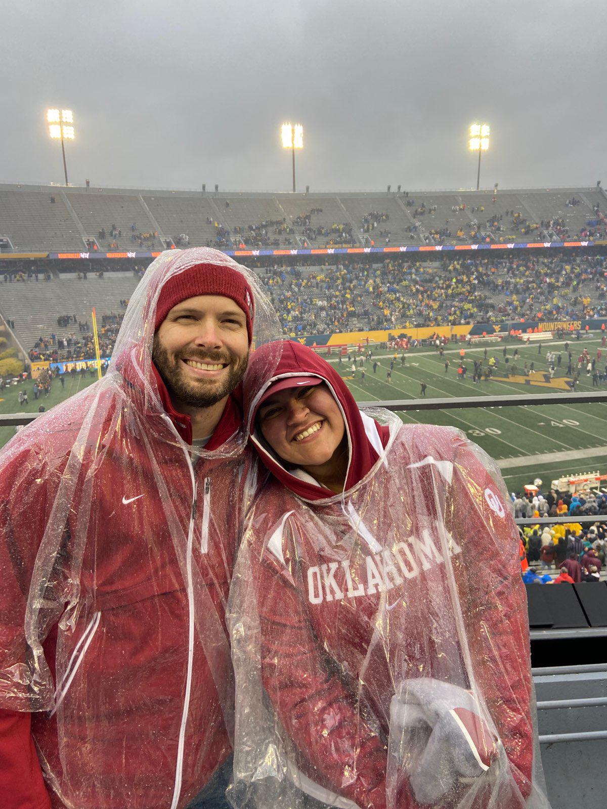 Gaby’s first OU game !