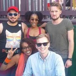 Our first pride festival with Ben!