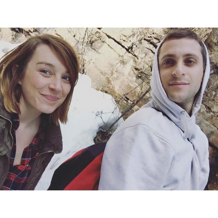 A hike on our first trip together (of course)