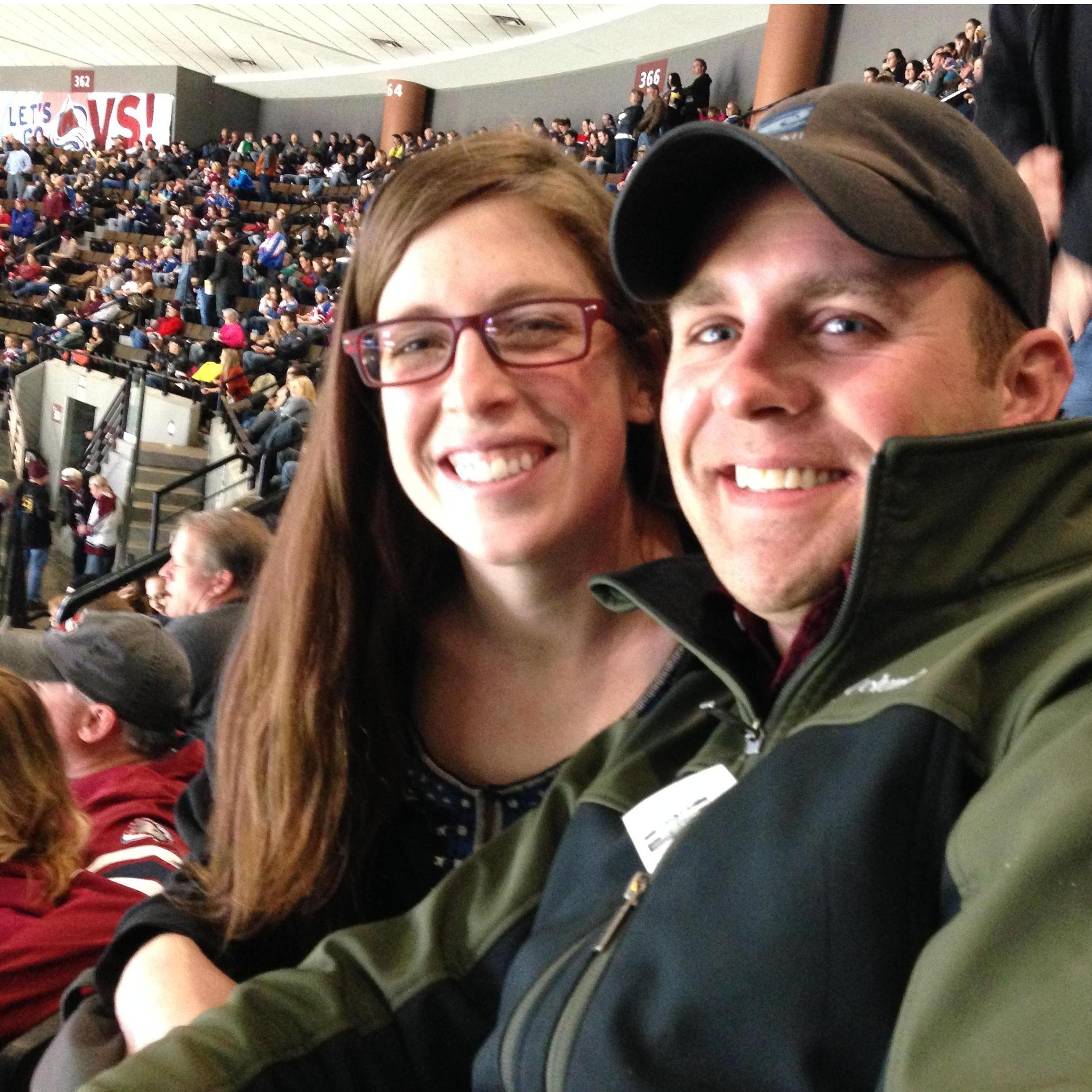 My first hockey game! I still don't know most of the rules...