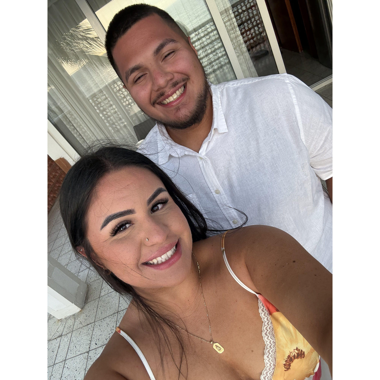 Right before we went to the proposal <3