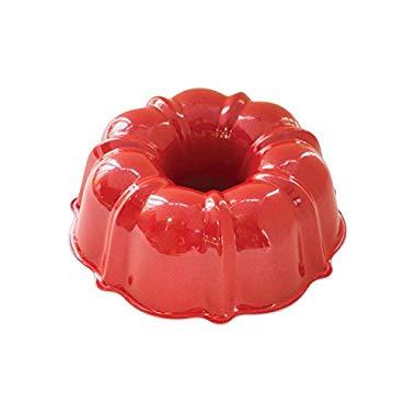 Nordic Ware 51322RD 51322 6 Cup Bundt Pan 8.4" x 2.9" Size, Multicolor