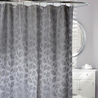 Climbing Leaf Jacquard Shower Curtain