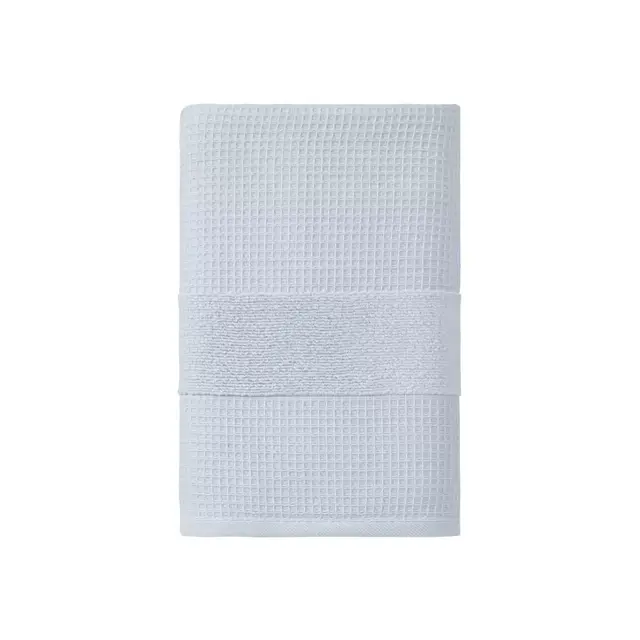 Haven™ Organic Cotton Waffle & Terry Bath Towel in Grey Dawn