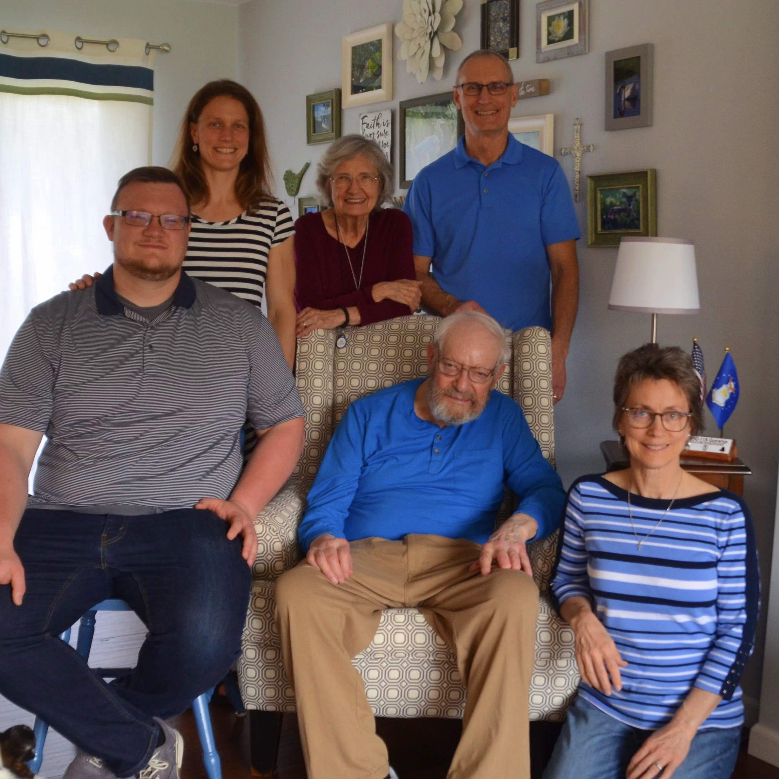 Easter with parents and grandparents.