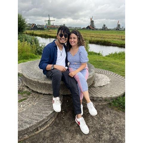 Enjoying the windmills at Zannse Schans Netherlands.