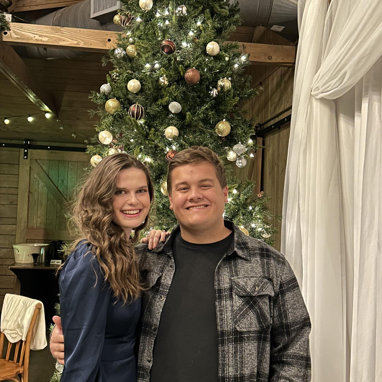 Our first wedding as an engaged couple