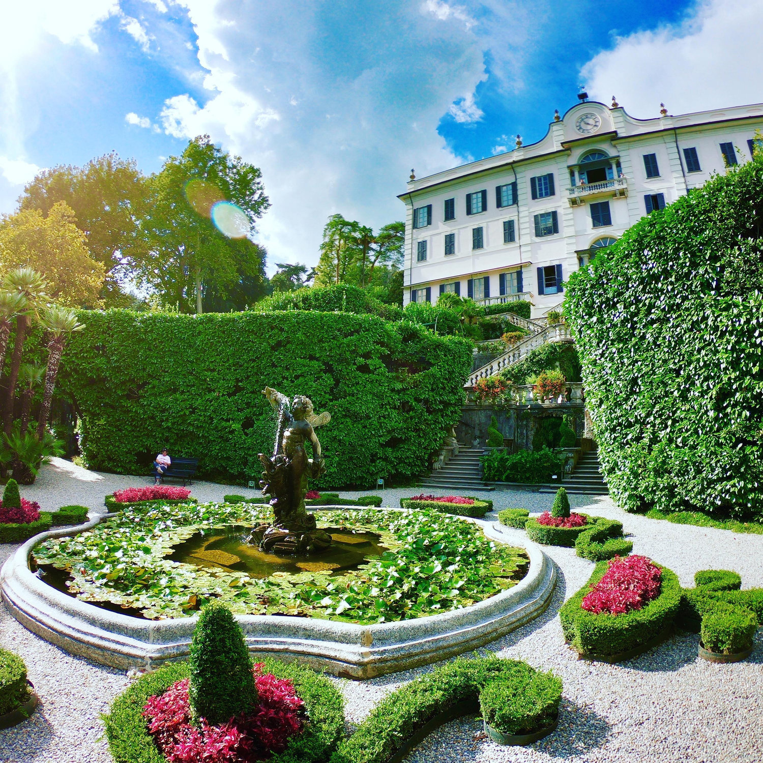 Villa Carlotta, Beautiful Day on Lake Como