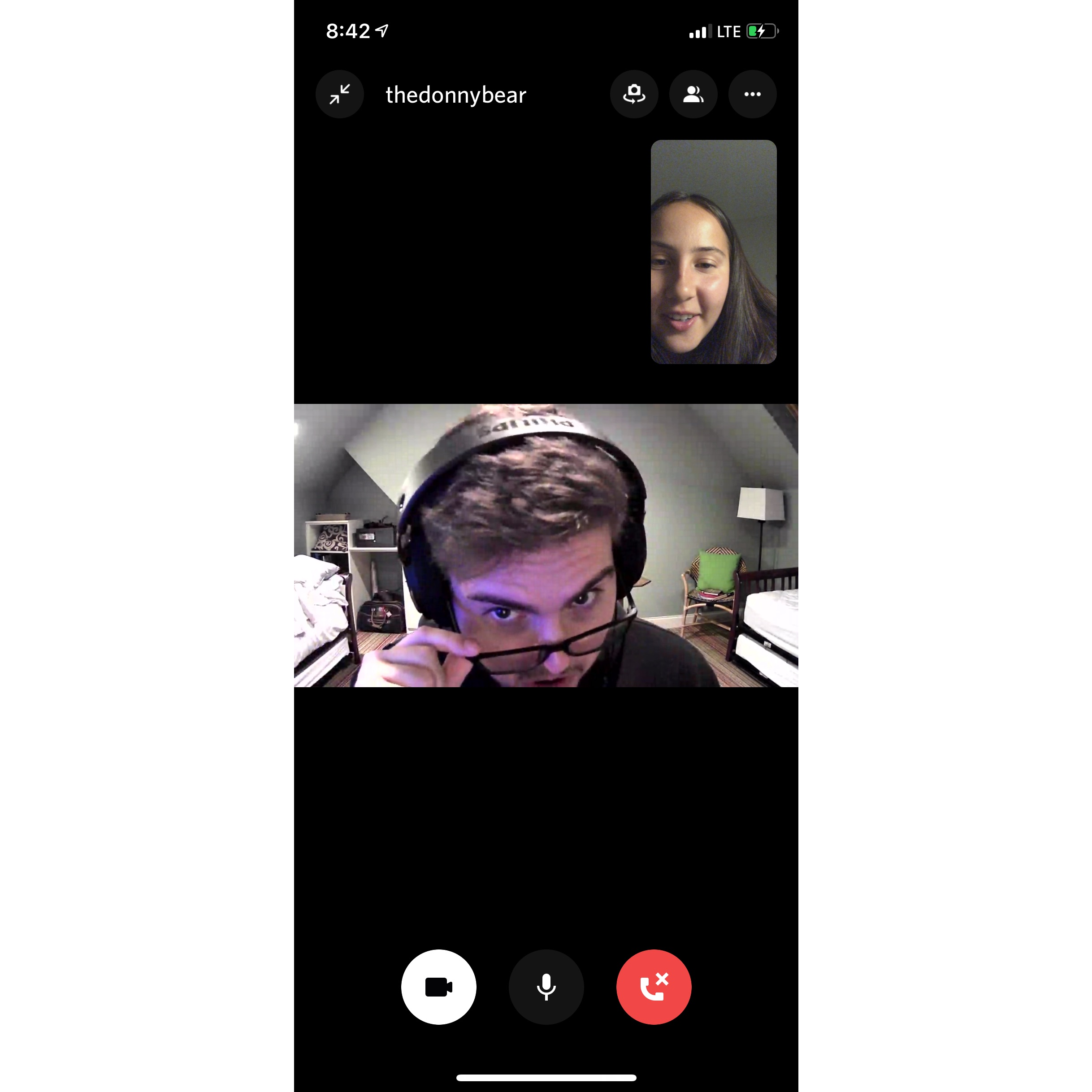 When we were long distance for 6 months after college.