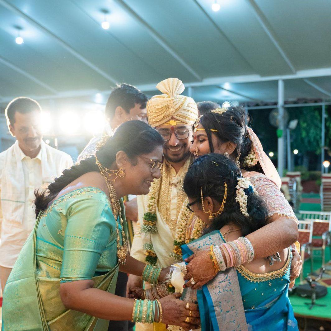 Laughing through my appaginthalu ceremony, breaking tradition, but my heart was full of joy, not sorrow.
